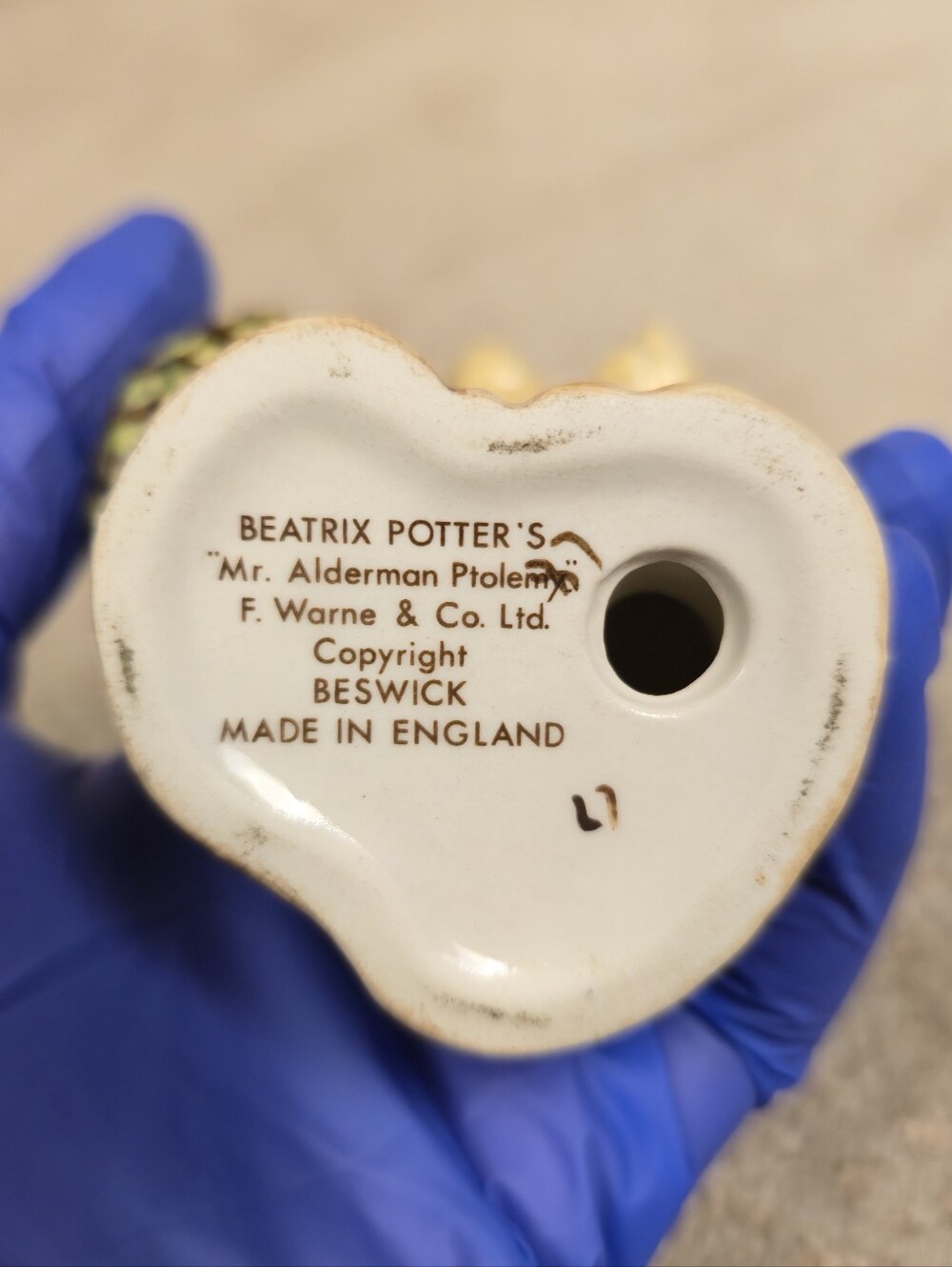 Beatrix Potters Porcelain Figurines | Mr Alderman Ptolemy | BP3a | Beswick - Picture 9 of 10